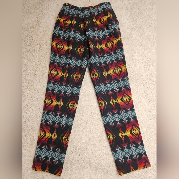 Pendleton Meets Opening Ceremony Tribal Geometric Aztec Wool Pants Small - Picture 6 of 7
